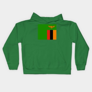 Zambia Flag Kids Hoodie